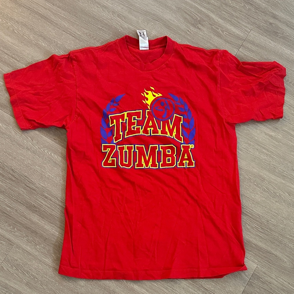 Zumba Fitness Red Team Graphic Tee